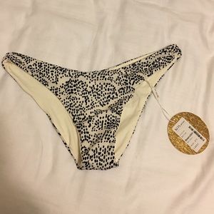 KOA Swim Oasis Reversible Bikini Bottom Dot/Shell